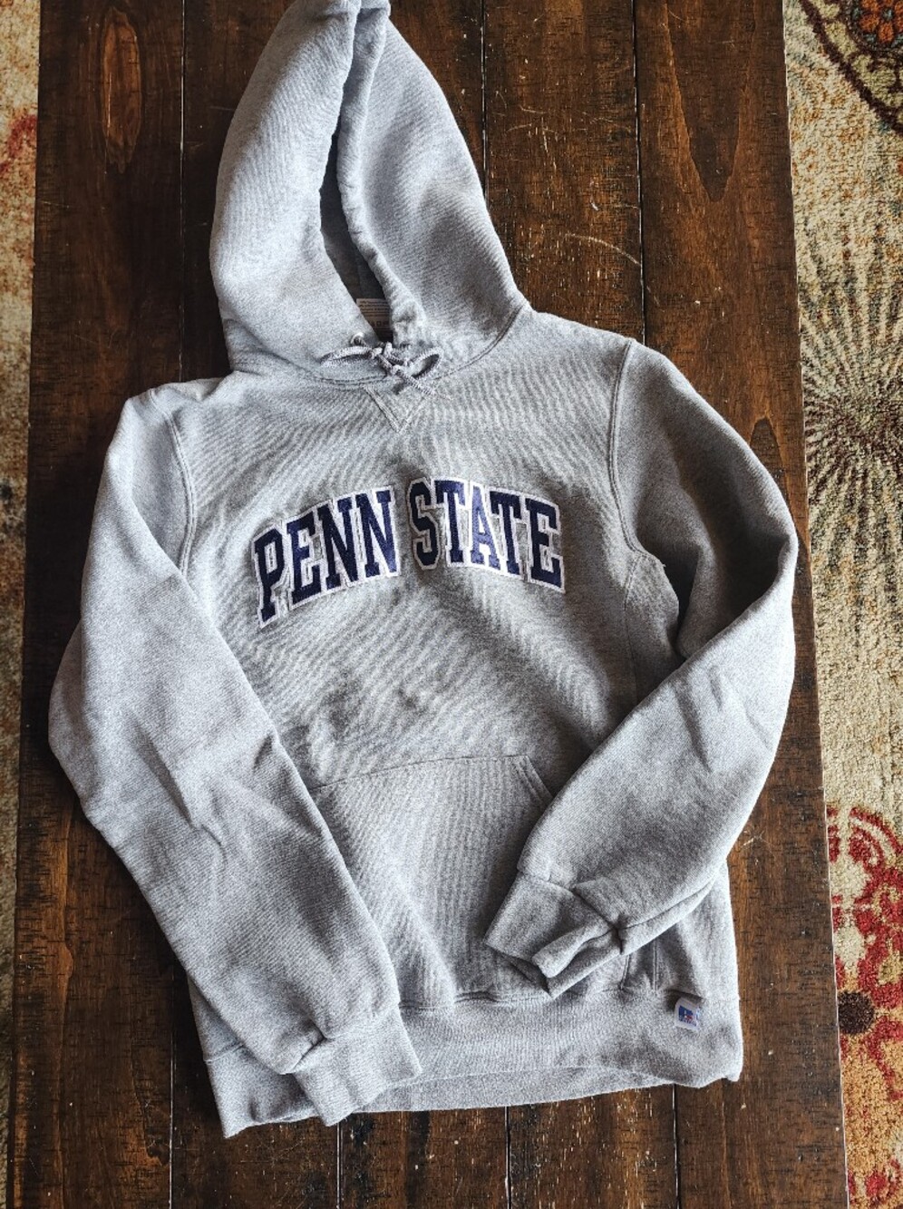 Penn State Gray Hooded Sweatshirt - University Arch Logo